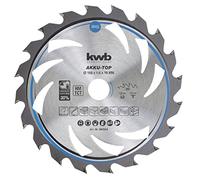 kwb 584554 Hoja de sierra circular, Corte fino con batería, 160 x 20 mm