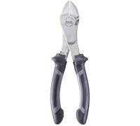 kwb Alicates de corte lateral de fuerza de 180 mm, gran potencia de corte, larga vida útil, acero CV, con articulación insertada, mango de 2 componentes con protección de la mano, DIN ISO 5749