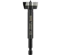 kwb Broca Forstner, Ø 25 mm, broca perforadora (para madera, cabeza forjada, afilado especial, agujeros rápidos y sin desgarros, punta central rectificada en 4 lados, para destornilladores y taladros