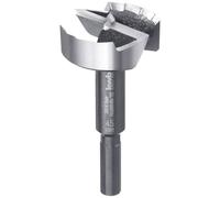 kwb BROCA SPEED ø 45 mm de acero especial templado con filo dentado de precisión, punta central, aristas de corte óptimamente afiladas y templadas y superficie pulida
