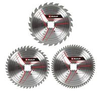 kwb by Einhell 49587805 - Juego de hojas de sierra circular (3 hojas de sierra HM, 210 x 30 mm de diámetro, 1 de 24 Z, 1 de 42 Z, 1 de 60 Z, aptas para sierras circulares de mesa Einhell y sierras de