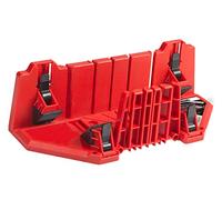 kwb Caja de ingletes para ángulo de corte de 22,5°, 45°, 90°, con mandíbulas ajustables y accesorios angulares, de plástico ABS resistente