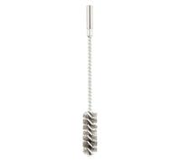 kwb Cepillo cilíndrico de alambre redondo, fino, ondulado, alambre de acero, diámetro de 38 mm, para metal y piedra, cepillo de alambre para taladrar máquina de taladrar, incluye mango redondo de 8 mm