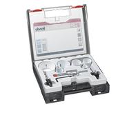 KWB de 9 piezas installateur Juego de nº 1 con Bi de metal Sierras 598220 (HSS-Co (dentado, Vario, 8% Cobalt, incluye comprobador de tensión)