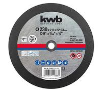 kwb Disco de corte de metal fino de 230 x 1,9 mm, orificio de 22,23 mm para amoladora angular, adecuado para acero inoxidable