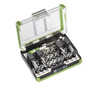 kwb Extreme Force - Caja de puntas (28 piezas, incluye puntas resistentes a los golpes, soporte y adaptador de llave de vaso 44652 pulgadas)