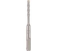 kwb HB4X - Broca para martillo SDS Plus, 110 mm, 6 mm de diámetro (placa de metal duro, cuatro cortantes, punta central, espiral cuádruple plus, acero para herramientas, SDS Plus)