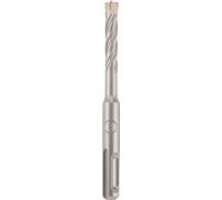 kwb HB4X - Broca para martillo SDS Plus, 110 mm, 8 mm de diámetro (placa de metal duro, cuatro cortantes, punta central, espiral cuádruple plus, acero para herramientas, SDS Plus)