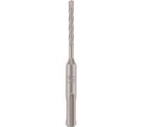 kwb HB4X - Broca para martillo SDS Plus, 110 mm, diámetro 5,5 mm (placa de metal duro, cuatro cortantes, punta central, espiral cuádruple plus, acero para herramientas, SDS Plus)