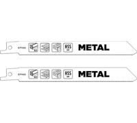 kwb Hoja bimetálica para metal, 152 mm (apta para aluminio, chapa, madera, bimetal estable, alta elasticidad, dientes fresados e incrustados, endurecido, eje universal de ½")