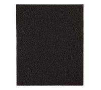 kwb Hoja de papel de lija impermeable de 230 x 280 mm de carburo de silicio con grano 80, revestimiento de resina de y material de soporte impermeable para lijado grueso de la