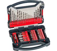 kwb PowerBox 109104, Juego de brocas y brocas, Para metal, Piedra y Madera, 41 piezas