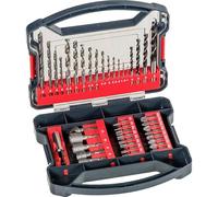 KWB Juego de brocas PowerBox 109104 para metal, piedra y madera, 41 piezas