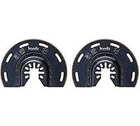 kwb Profipack 2 x Akku-Top bi-metal hoja de sierra de inmersión para metal 709455 (semicircular, 87 mm, acople rápido, m. tensores)
