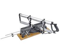 KWB Sierra ingletadora de 550 mm, con pies de goma y brazo giratorio, metal, plástico y holu