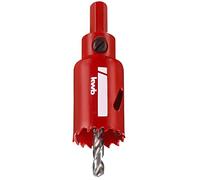 kwb Sierra perforadora bimetálica HSS Ø 29 mm con vario-dentado progresivo, alta precisión, vástago hexagonal, profundidad de corte de 38 mm y broca central