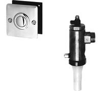 KWC AR, sistema de descarga para inodoros, gama AQUALINE, hidráulico, DN20, montaje en pared trasera, control remoto
