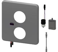 KWC AR, unidad de higiene, modelo F5, para grifo de ducha con termostato, hidráulica, placa de 205x225 mm