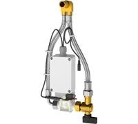 KWC AR, unidad inteligente para inodoros de pared, modelo F5, eléctrica. Montaje detrás del inodoro de pared, compatible con batería o conexión a la red eléctrica