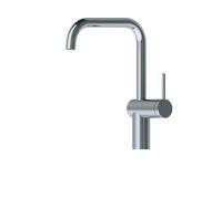 KWC, sistema de fijación para ventanas, modelo 4E, grifo para lavaplatos, acero inoxidable, alta presión