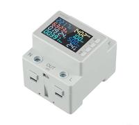 KWS-302WF(KWS-302) - Contador de energía digital con pantalla LCD AC170V-270V, con protección contra sobrecorriente, montaje en carril, medidor de tensión para industria, KWS-302WF(KWS-302)