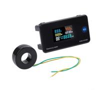 KWS-AC300-100A - Medidor de tensión digital con pantalla LCD a color, 50-300 V CA, 0-100 A, 0-30 kW, contador de energía para la industria y el comercio