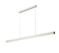 KXEcoLife Lámpara Colgante Lineal LED, lámpara de Techo Ajustable para Mesa de Billar e Isla de Cocina, iluminación Tricolor para Comedor y Oficina, luminaria de Techo Moderna.