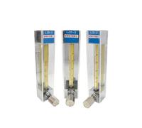 KXIWLUFV Rotámetro del caudalímetro Aire Gas Panel líquido con la válvula de Control(40-400ml-min,Liquid)