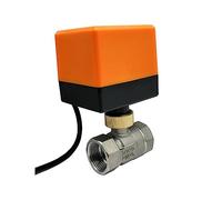 KXIWLUFV Válvula de Bola eléctrica Acero Inoxidable 3/4 ", 3 Cables, 2 Controles, 220v, 12v, 24v, válvula motorizada vías(220VAC-CR02)