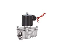 KXIWLUFV Válvula Solenoide de Acero Inoxidable DN20 Normalmente Cerrada 3/4 Pulgadas, 24V, 12V, 220V, 110V(G-380VAC-NBR-SEAL)