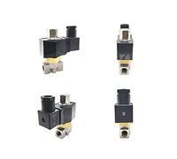 KXIWLUFV Válvula Solenoide de Acero Inoxidable DN6 DN8 Normalmente Abierta 1/8 "1/4" 110V 220V 12V 24V(G-24VDC-NORMALLY Open,1/8 Inch)