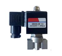 KXIWLUFV Válvula Solenoide de Acero Inoxidable Normalmente Cerrada 1/4" 110V 220V 12V 24V(12VDC-Normally Closed)