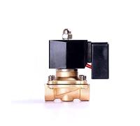 KXIWLUFV Válvula Solenoide de latón Normalmente Cerrada 1/2 ", válvula solenoide no Caliente Funcionamiento 24 Horas, 24V, 12V, 220V, 110V(G-220VAC-NBR-SEAL)