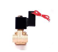 KXIWLUFV Válvula Solenoide no Caliente de latón Alta presión 1/2" 110V 24V 12V 24v Normalmente Cerrada(G-12VDC-NBR-SEAL)