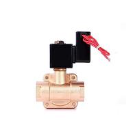KXIWLUFV Válvula Solenoide no Caliente de latón Alta presión 3/4" 110V 24V 12V 24v Normalmente Cerrada(G-220VAC-NBR-SEAL)