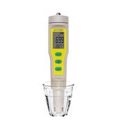 KXJQBM Medidor de pH Digital, Medidor de Temperatura TDS, pH y EC 4 en 1, comprobador, Control Calidad del Agua, Herramientas medición ácido Base(Ph Temp Meter)
