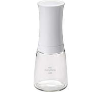 Kyocera CM-20C-WH, Molino para Hierbas y Especias, Molinillo de cerámica, Ajustable de Grueso a Fino, Recipiente de Vidrio, Blanco