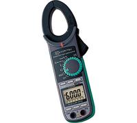 Kyoritsu Kew 2046R Pinza amperimétrica digital compacta para la tamaño TRMS de corriente AC/DC, tensioni AC/DC, resistencia, continuidad, prueba diodo, Capacidad, Frecuencia, temperatura, Picco