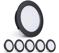 KYOTECH Focos LED Empotrables 230V 4000K 55-60mm 4W 440LM 6PCS Negro
