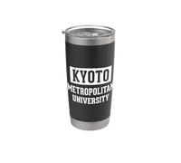 Kyoto Metropolitan University Japón Estilo Universitario Vaso térmico de acero inoxidable de doble pared