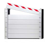 L 70cm H 120cm Barrera de Defensa Contra Inundaciones Para Puerta Garaje | Aluminio Barrera Anti Inundaciones Reutilizables Impermeable Puerta Divisoria Temporal Para Exteriores Fácil Montaje