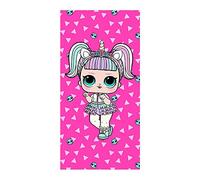 L O L Toalla Playa LOL Unicornio (Microfibra 140x70cm) Nuevo Diseño Unicornio SURPRIS E, Producto Oficial
