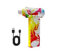 LA BAIESO Soplador de Aire Eléctrico Turbo JetFan 160000 RPM Motor Sin Escobillas Ventilador Turbo Violento Soplador de Polvo de Aire Potente Recargable por USB, B