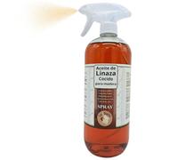 La Baille - Aceite de linaza para madera en pulverizador - Fácil de usar, para interior y exterior. Protege, impermeabiliza y realza el color en muebles, suelos y carpintería.