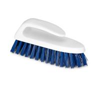 La Briantina Cepillo Multiusos para Limpieza con Mango ergonómico, Fibras PBT, Esterilizable, Longitud 18 cm, Color Azul