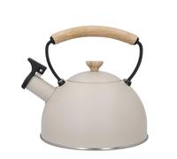 La cafetière hervidor silbante 1.6l, estructura de acero inoxidable c