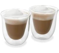 La cafetière - juego de 2 tazas para capuchino, doble pared