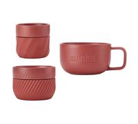 La cafetière juego de regalo familiar de 3 tazas para amantes del caf