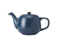 La Cafetière - Tetera clásica en color azul marino, tetera tradicional con mango cómodo y boquilla antigoteo con capacidad para 2 tazas, apta para bolsas de té, fácil de limpiar, 600 ml