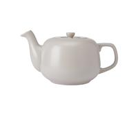 La Cafetière - Tetera clásica en color latte/crema, tetera tradicional con mango cómodo y boquilla antigoteo para 4 tazas, apta para bolsas de té, fácil de limpiar, apta para lavavajillas, 1,2 L
